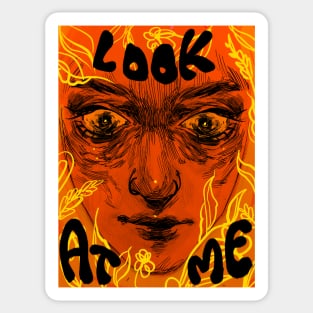 Look at me Sticker